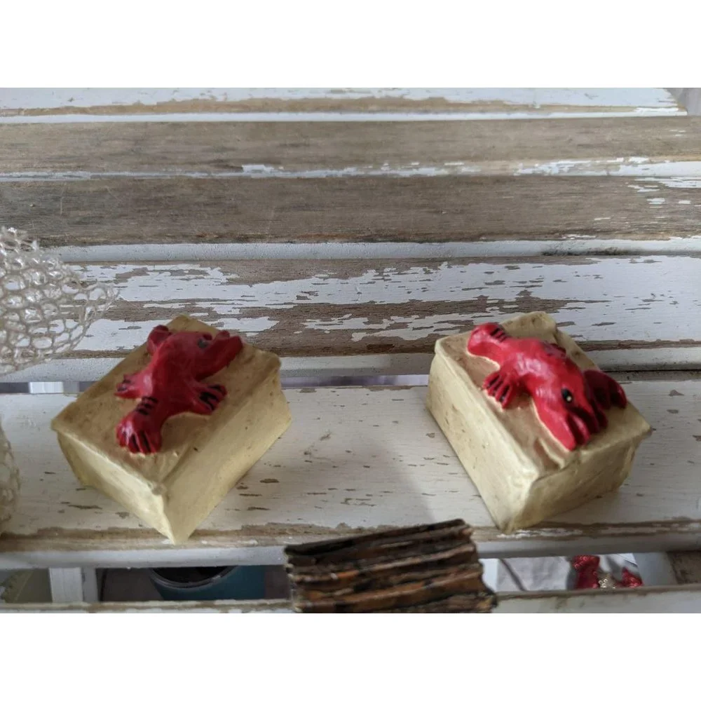 Lobster fish‎ net Catch nautical village set of 4 C